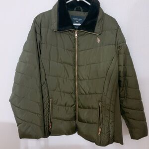 U.S. Polo Assn. Olive Green Jacket